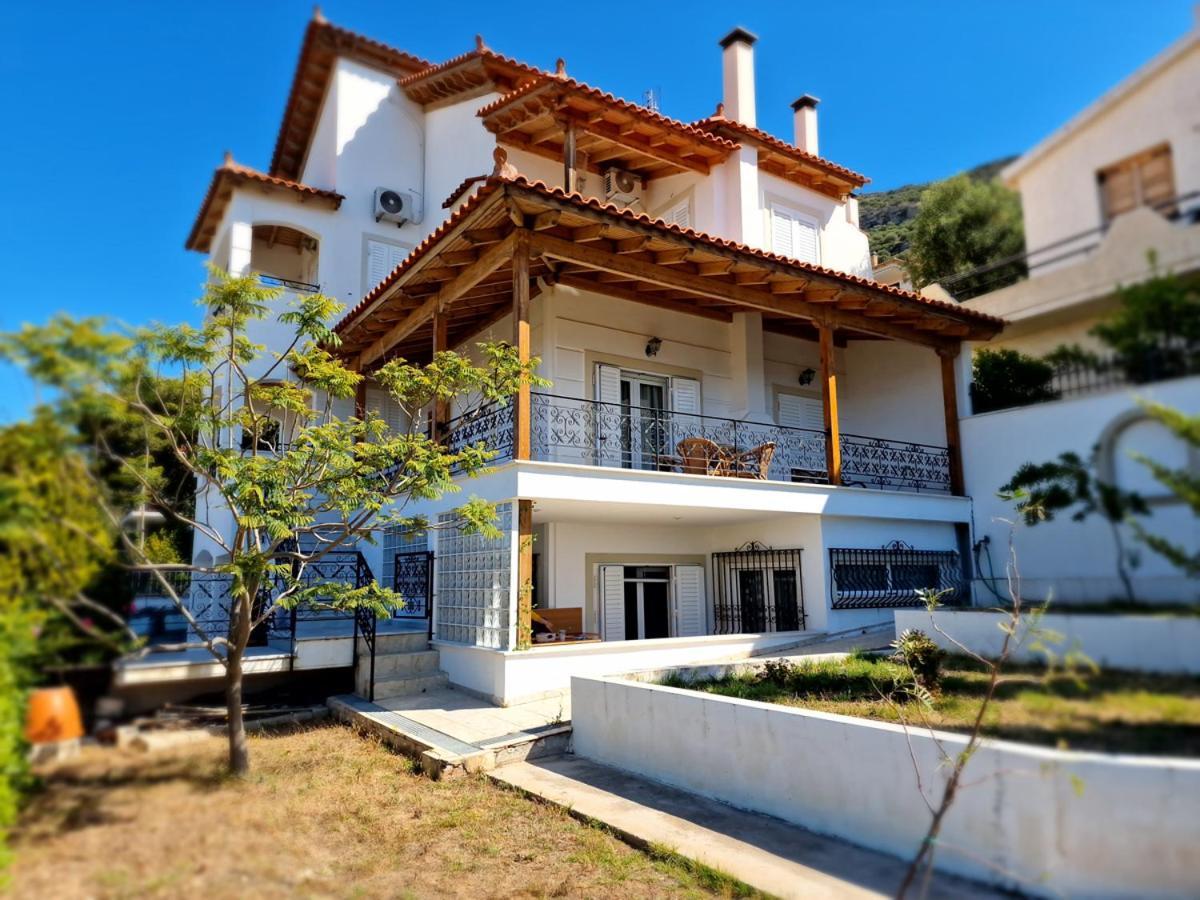 Villa Liana : Luxury Villa With Fantastic Sea View, Near Airport Pórto Ráfti Esterno foto