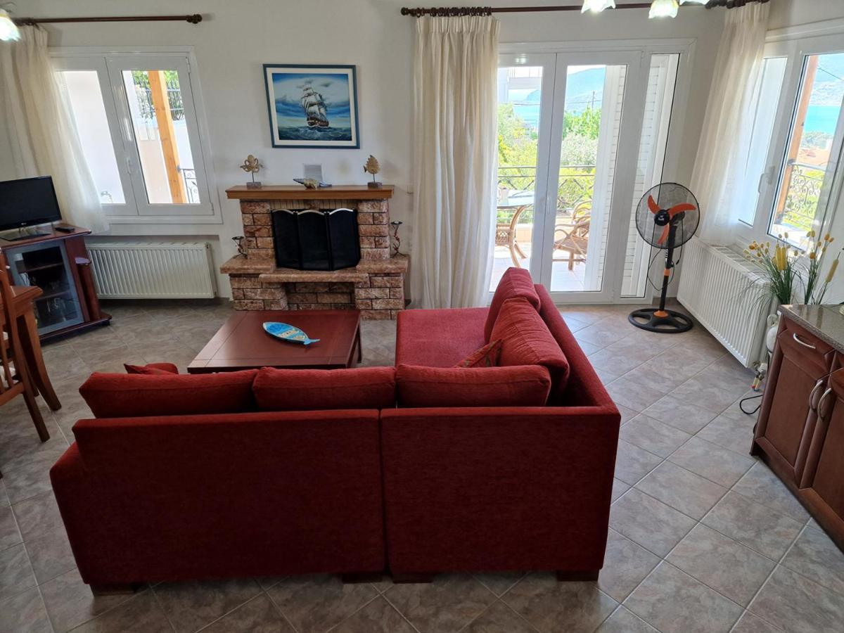 Villa Liana : Luxury Villa With Fantastic Sea View, Near Airport Pórto Ráfti Esterno foto