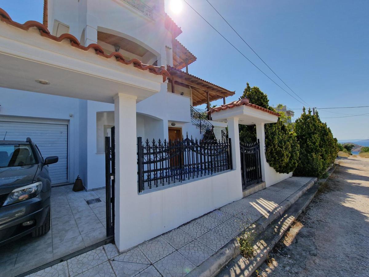 Villa Liana : Luxury Villa With Fantastic Sea View, Near Airport Pórto Ráfti Esterno foto