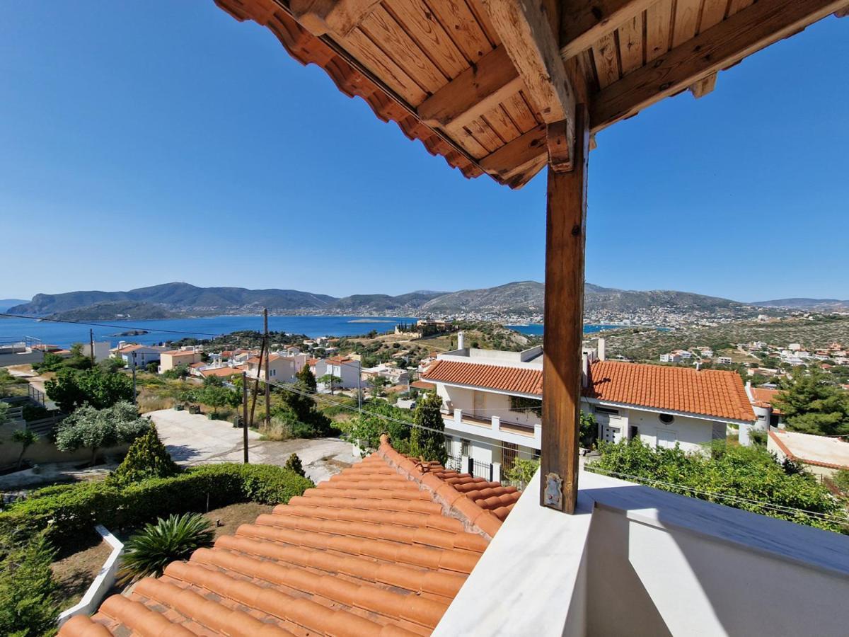 Villa Liana : Luxury Villa With Fantastic Sea View, Near Airport Pórto Ráfti Esterno foto