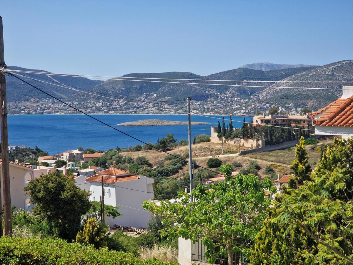 Villa Liana : Luxury Villa With Fantastic Sea View, Near Airport Pórto Ráfti Esterno foto
