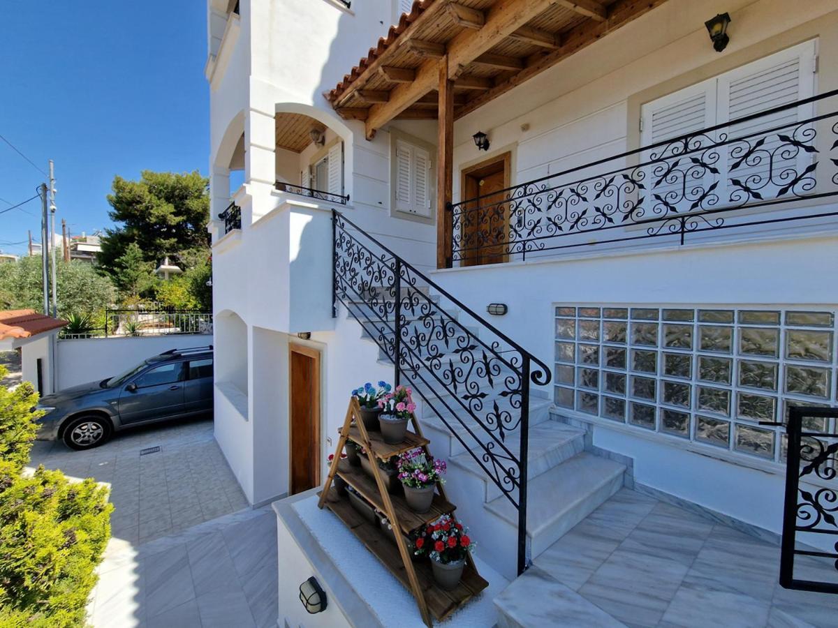 Villa Liana : Luxury Villa With Fantastic Sea View, Near Airport Pórto Ráfti Esterno foto