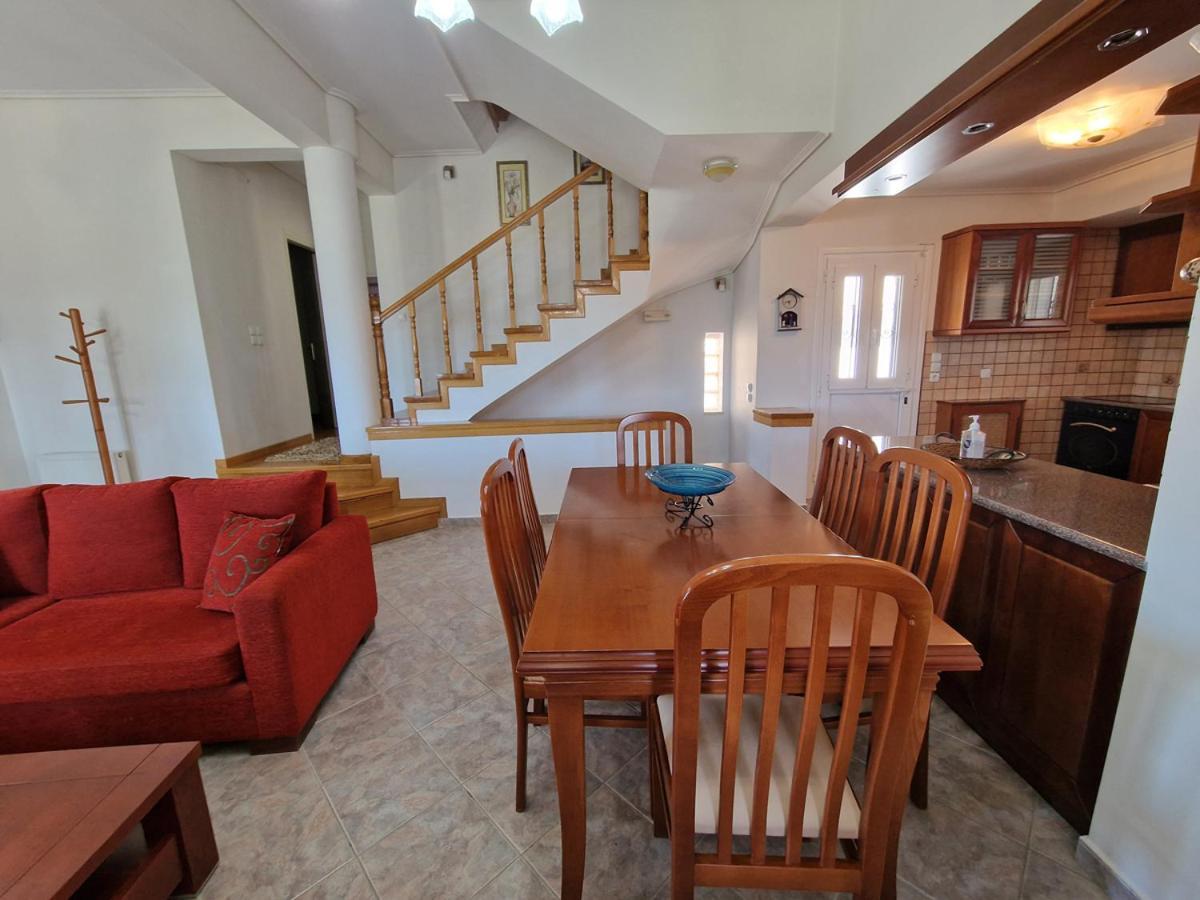 Villa Liana : Luxury Villa With Fantastic Sea View, Near Airport Pórto Ráfti Esterno foto