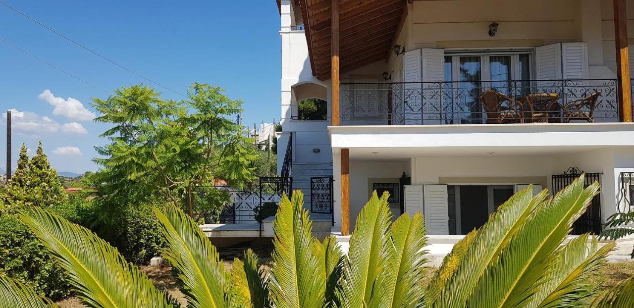 Villa Liana : Luxury Villa With Fantastic Sea View, Near Airport Pórto Ráfti Esterno foto