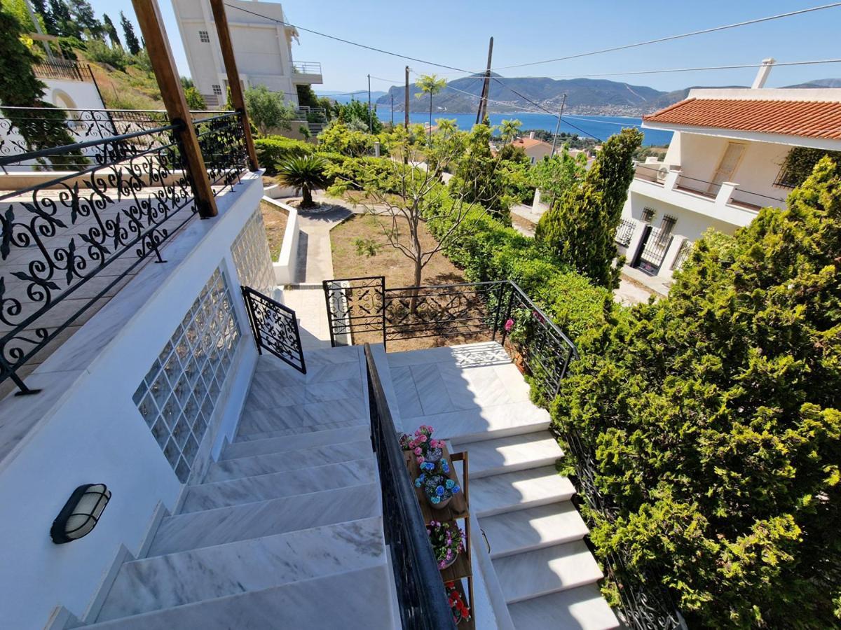 Villa Liana : Luxury Villa With Fantastic Sea View, Near Airport Pórto Ráfti Esterno foto